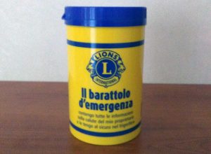 Il barattolo giallo del Lions club