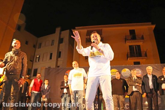 Matteo Salvini a Civitavecchia