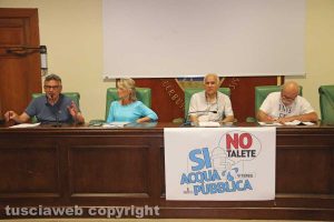 No a Talete - L'incontro in provincia