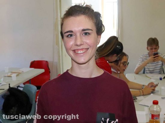 Zoe, la studentessa Erasmus a Sant'Angelo