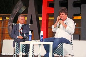 Ezio Mauro e Filippo Rossi a Caffeina