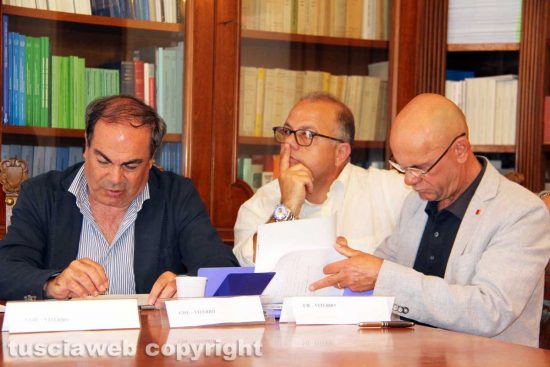 Viterbo - Fortunato Mannino, Francesco Palese e Carlo Proietti