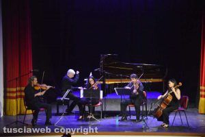 Il maestro Piccioni e il quartetto Pessoa sul palco del teatro San Marco