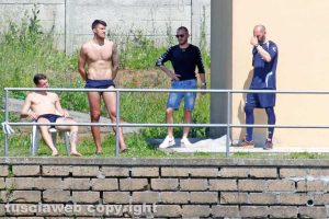 Sport - Calcio - Viterbese - Luca Sparandeo e Alessio Milillo