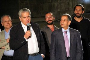 Viterbo - Il sindaco Arena allo spettacolo di Eta BetaViterbo - Il sindaco Arena allo spettacolo di Eta Beta