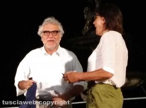 Giancarlo De Cataldo e Flavia Perina a Caffeina