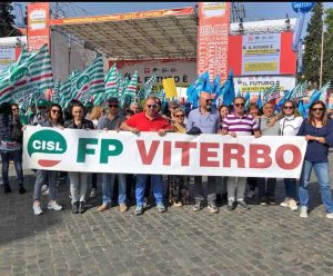 Roma - La Cisl di Viterbo in piazza