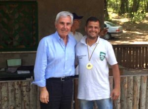 Tusciadi - Riccardo Viola alle premiazioni del Ruzzolone