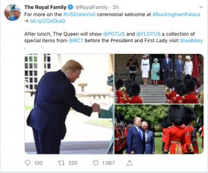 Il post della Royal family
