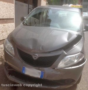 Viterbo - L'incidente in via Oslavia