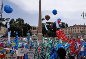 Roma - La Cisl di Viterbo in piazza