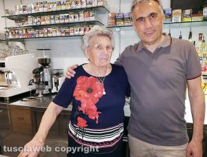 Franco Caprioli con la mamma Carolina Conti