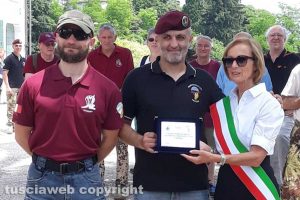 I paracadutisti di Viterbo in visita a Giavera del Montello