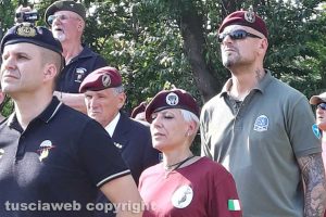 I paracadutisti di Viterbo in visita a Giavera del Montello