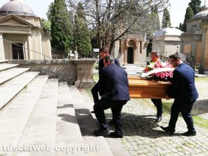 Viterbo - I funerali di Veronica Torretti