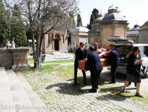 Viterbo - I funerali di Veronica Torretti