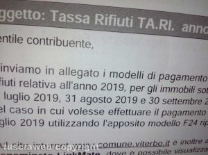Comune di Viterbo - Tassa sui rifiuti