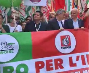 Milano - La manifestazione dei metalmeccanici
