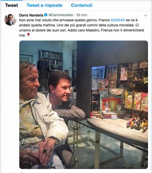 Il tweet di Dario Nardella