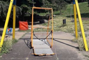 Viterbo - Il parco di via Carlo Cattaneo