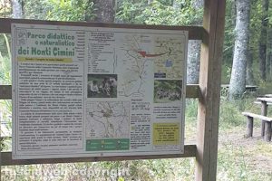 Viterbo - Incuria al parco dei monti Cimini