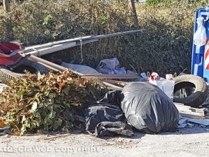Tarquinia - degrado su viale Etruria, a San Giorgio