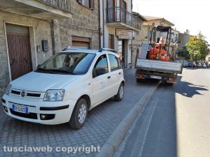 I tecnici della Talete al lavoro a Zepponami