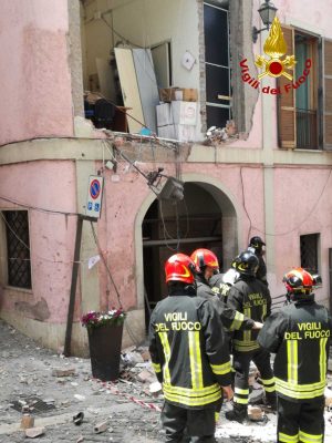 Rocca di Papa - Esplosione al palazzo comunale