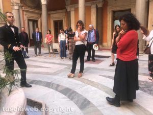 La Tusciaweb academy in visita in senato a palazzo Madama