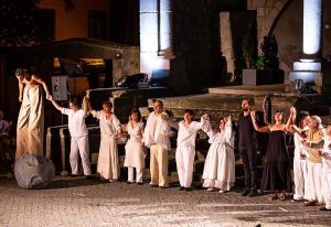 Viterbo - Lo spettacolo teatrale Metamorfosi
