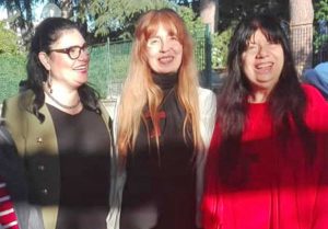Martina Chiossi con Raffaella e Daniela Sabatini