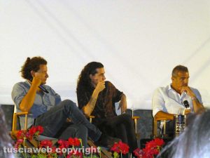 Tuscia film fest - Il regista Leonardo D'Agostini, l'attore Andrea Carpenzano e Massimiliano Farris