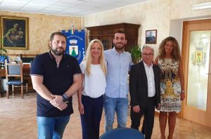 Carmine Buono con il sindaco Paolini