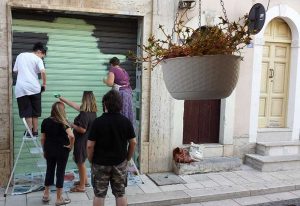 San Michele Salentino - Il movimento "Attacco poetico" in azione