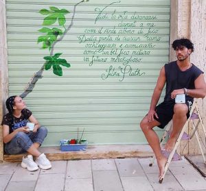 San Michele Salentino - Il movimento "Attacco poetico" in azione