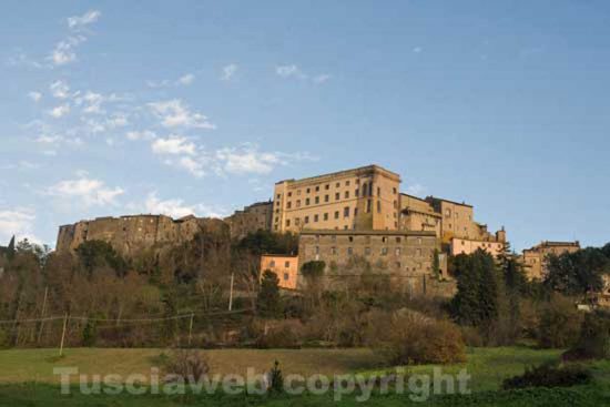 Una panoramica di Bomarzo