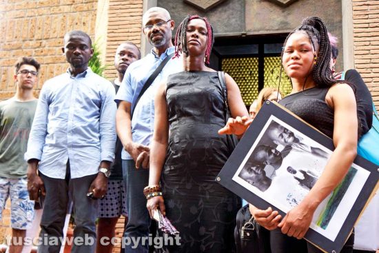 Viterbo - La famiglia di Joshua Chibueze Anyanwu