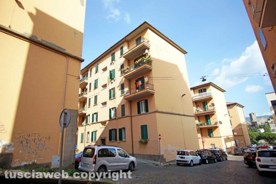 Viterbo - La zona delle case popolari