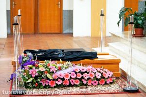 Viterbo - I funerali di Luciana Zampi