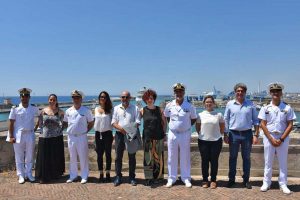 Civitavecchia - Il ministro Toninelli e i parlamentari in visita alla capitaneria e al porto 
