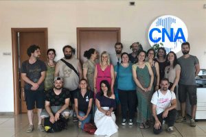 Viterbo - Cna - Alcuni dei nuovi operatori del legno
