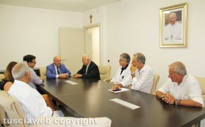 Viterbo - Il prefetto Giovanni Bruno a Villa Immacolata