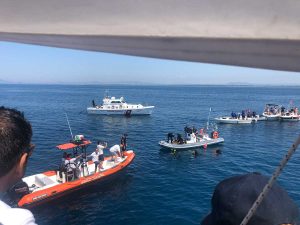 Civitavecchia - Il ministro Toninelli e i parlamentari in visita alla capitaneria e al porto 
