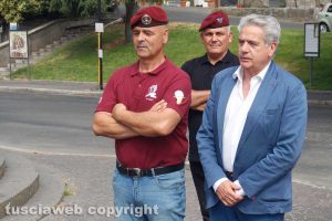 Viterbo - AnpdI - La cerimonia al Sacrario - Giampiero Monti e Giovanni Arena