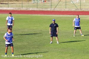 Sport - Calcio - Viterbese - L'allenamento a Montepulciano