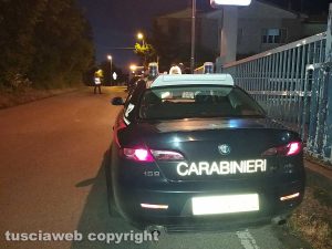Montefiascone - L'incidente in via Asinello - I carabinieri