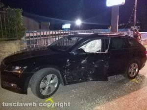 Montefiascone - L'incidente in via Asinello