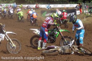 Sport - Motocross - Alessandro Lupino cade al via
