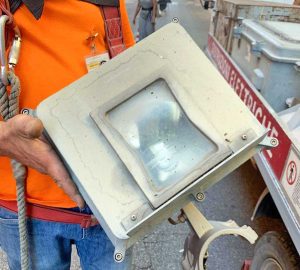 Viterbo - Le nuove luci al Led in via Marconi
