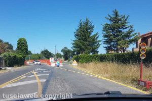 Capodimonte - I lavori alla rotatoria